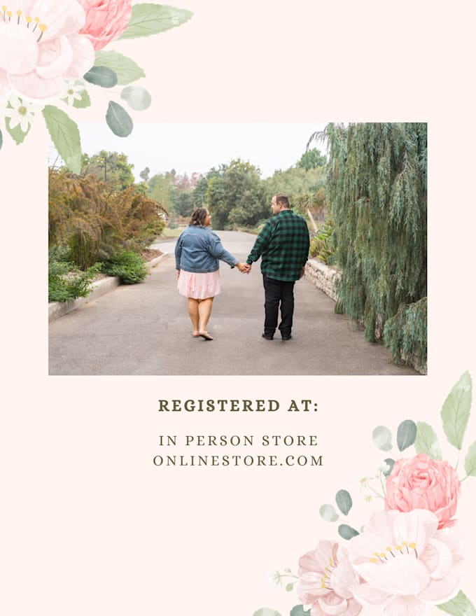 design custom, ready to print wedding invitations