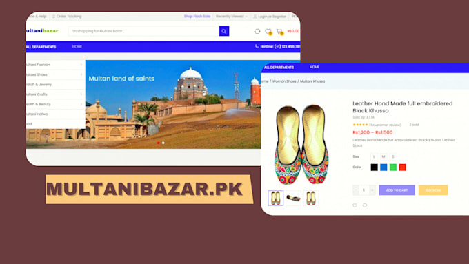 wp ecommerce website, woocommerce store, and responsive landing page