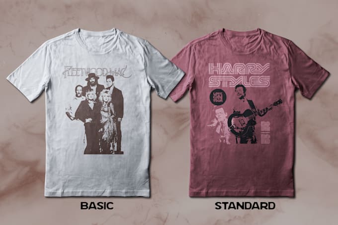 create a vintage edgy streetwear music band design