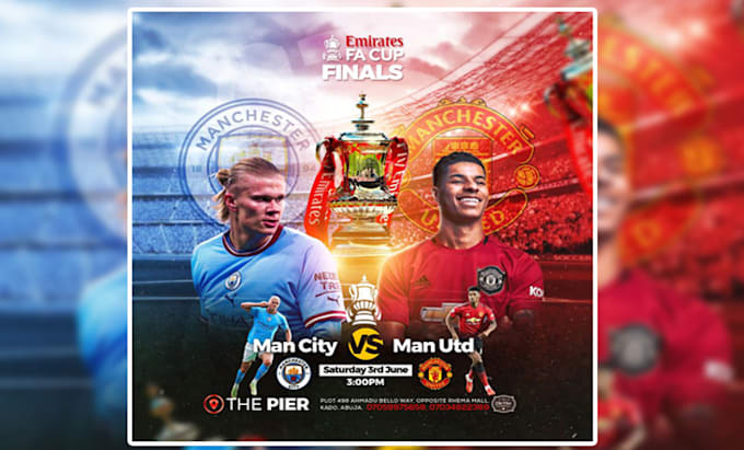design a stunning sports poster, flyer, or banner