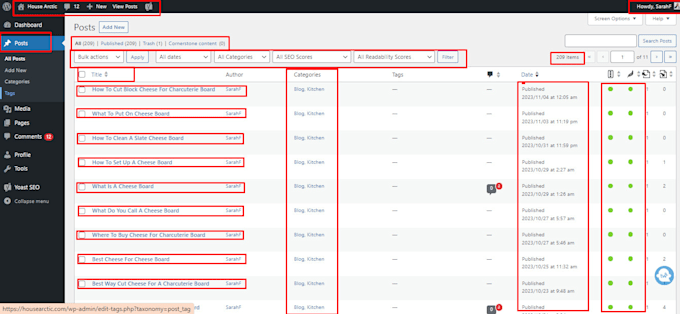 upload blog post, content upload and article posting  as VA