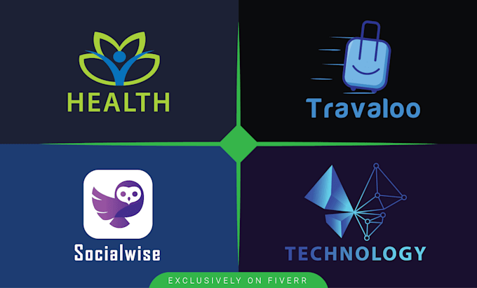 make modern minimalist startup, tech, and crypto logo design