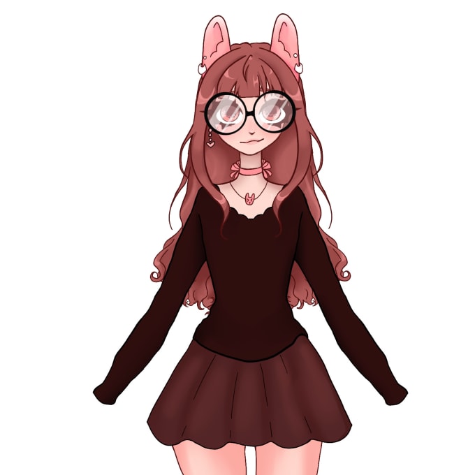Draw your vtuber model by Sour_strawberry | Fiverr