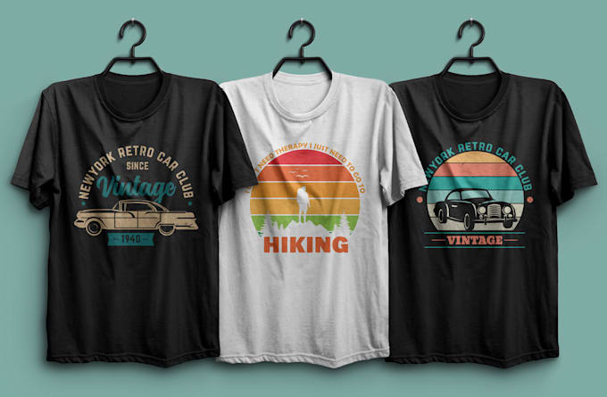 create unique typography and custom t shirt design