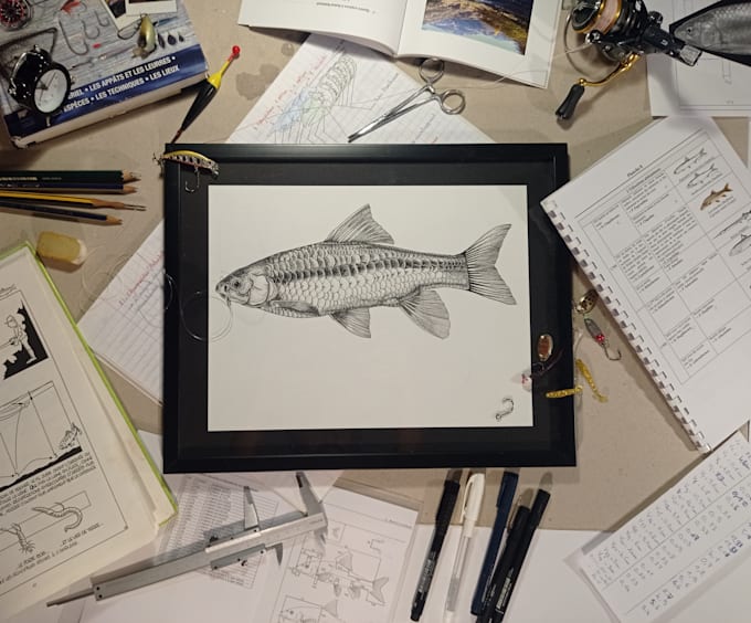 make you fish scientific illustrations
