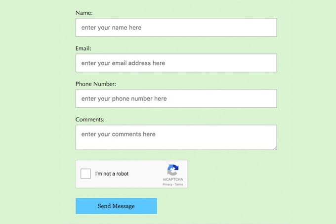 add any captcha or google recaptcha to your form