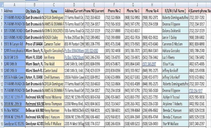 do data entry web research excel data copy paste and email collect