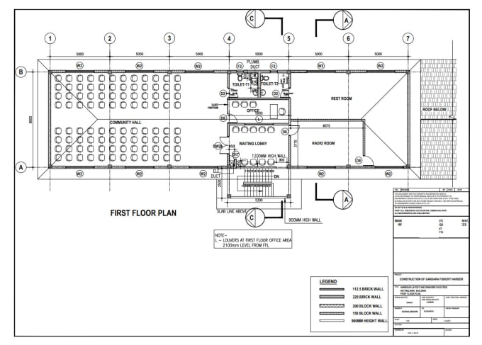 Draw 2d architectural plans using autocad by Collin_go | Fiverr