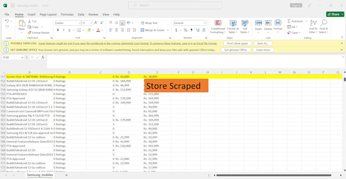 do lead generation, website scraping and pdf text extraction