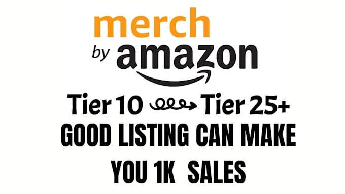 write merch by amazon listing with low competition keywords