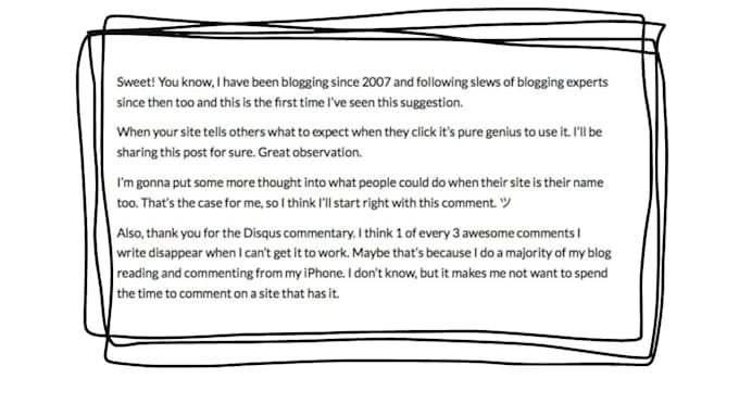 drop 50 insightful comments on your blog post