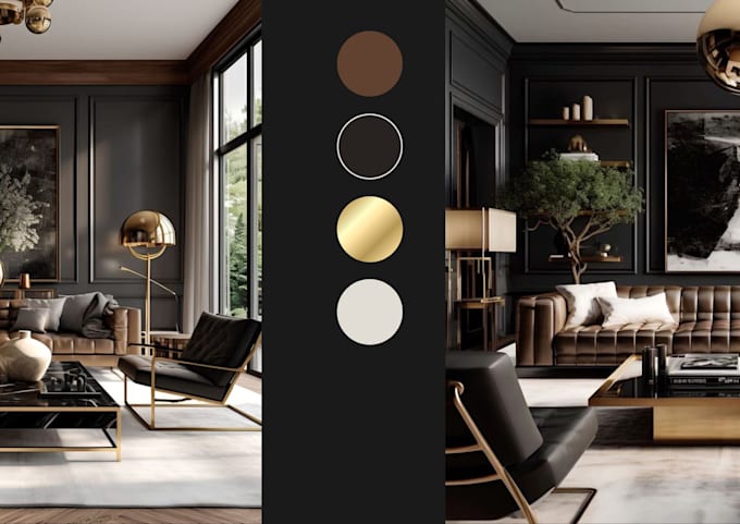 create a mood board, color scheme, and shopping list for your space