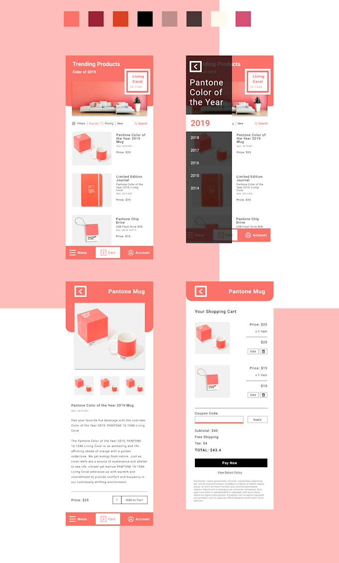 Create design component library in xd, figma, sketch by Flita54 Fiverr