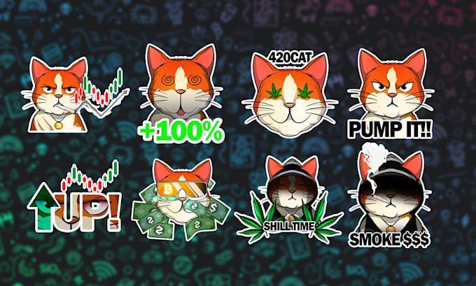 create custom telegram stickers for your crypto project