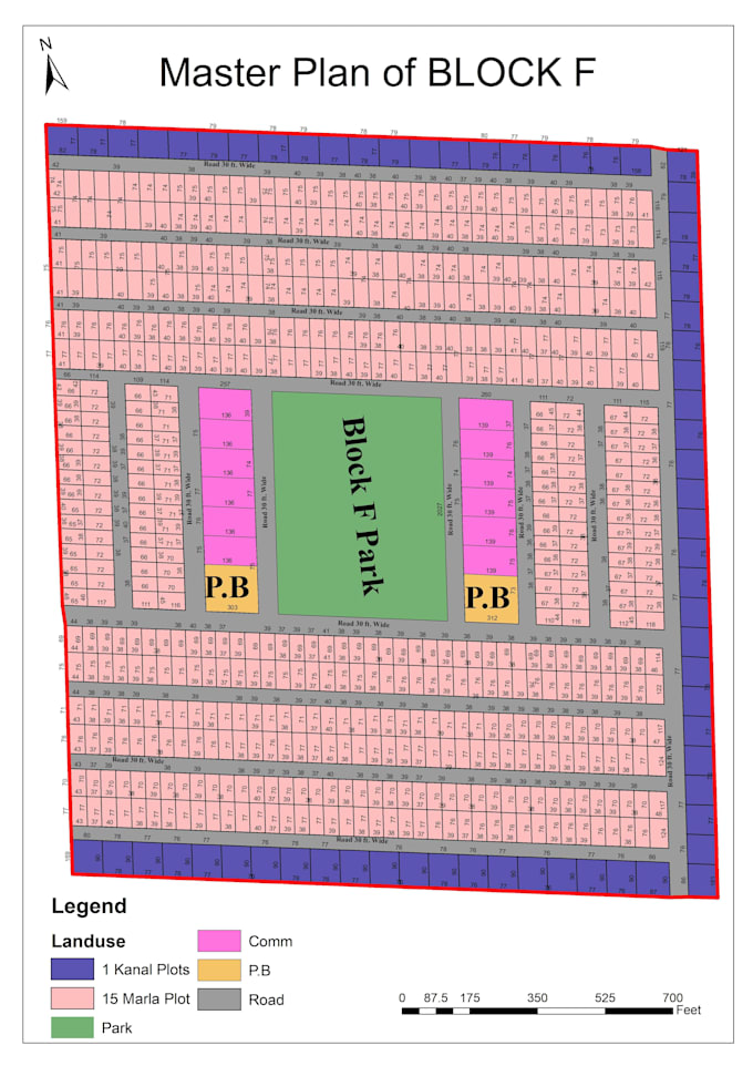 Do urban planning, master plan, town planning, parcel maps by