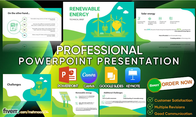 design custom powerpoint presentation deck and slides