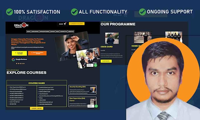 wordpress website design and wordpress landing page design