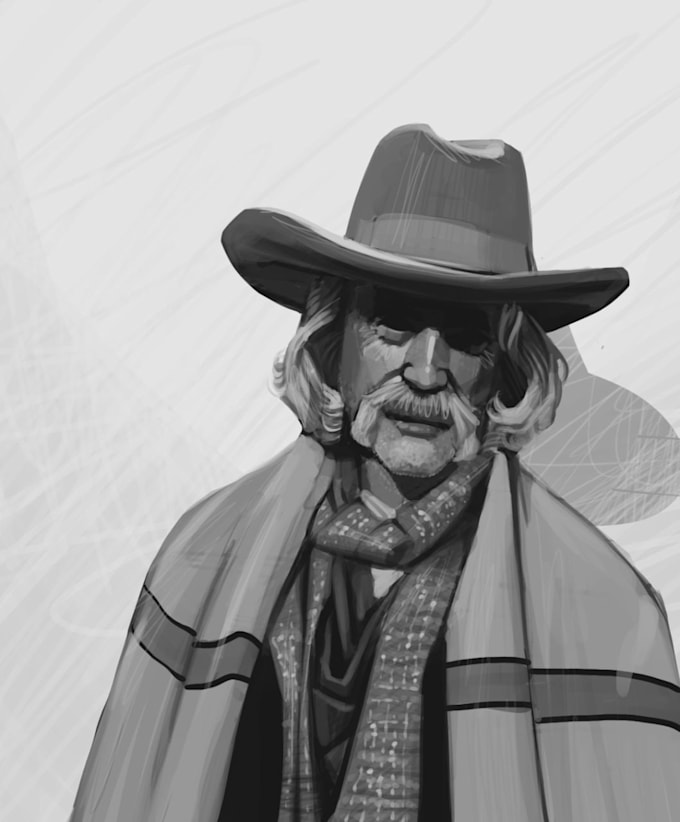 draw concept art and character illustration