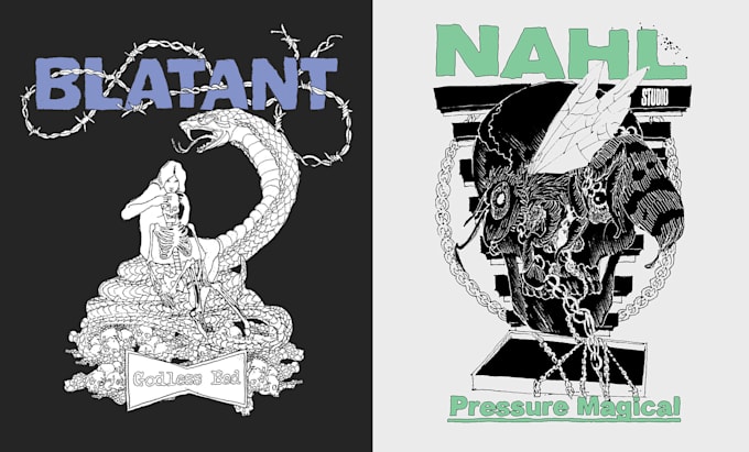 make detail illustration tshirt band merchandise streetwear
