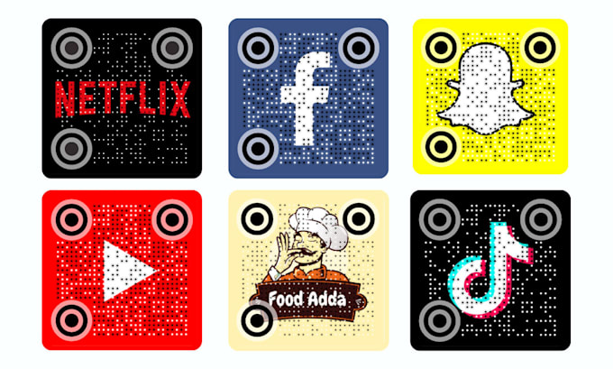Do custom unique qr code design, qr code generator with logo by ...