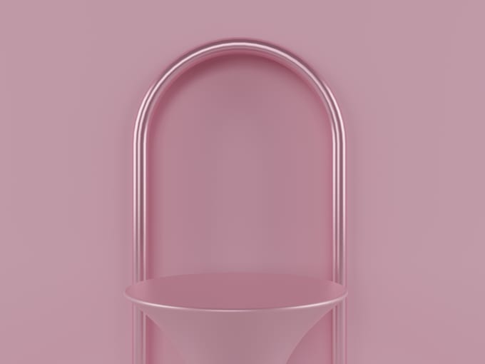 3d background podium for product showcase