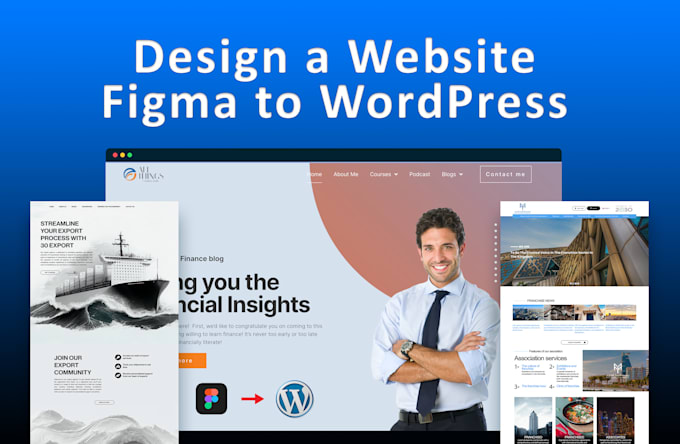convert figma design to wordpress responsive website