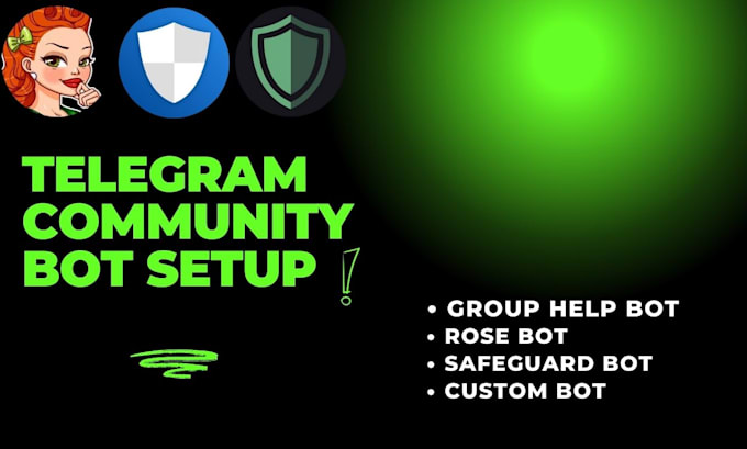 setup telegram group bot for crypto telegram community
