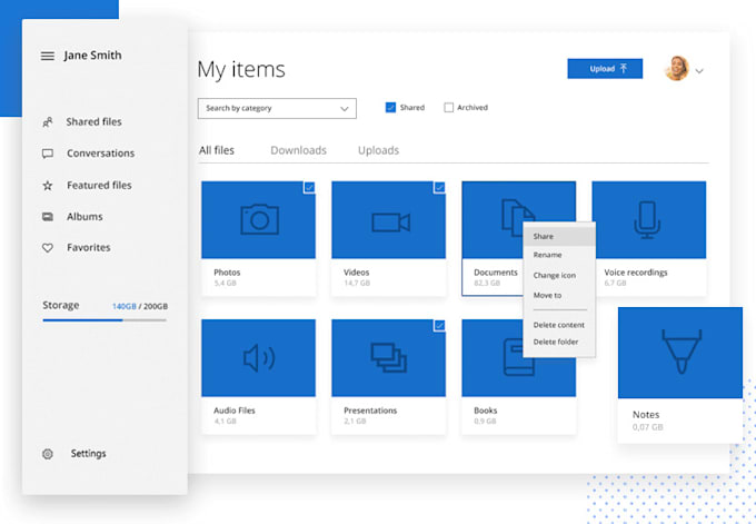Do minimalist and modern mobile desktop app ui ux design by ...