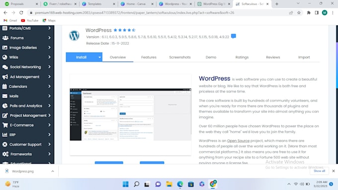 edit and change your website