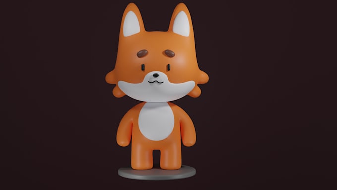 create 3d cartoon characters or any 3d model using blender