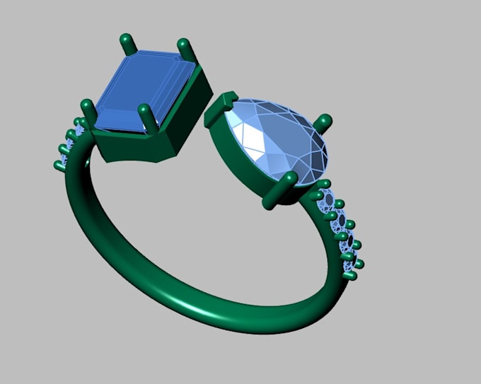custom cad design diamond jewelry