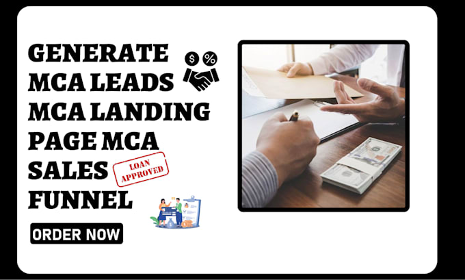 generate mca leads mca landing page mca sales funnel