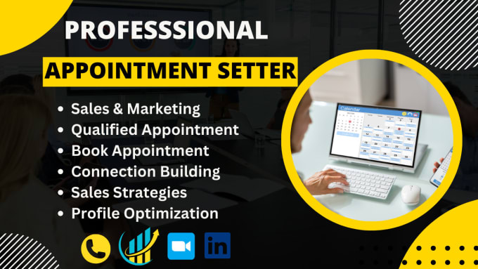 be your linkedin marketing manager and b2b appointment setter