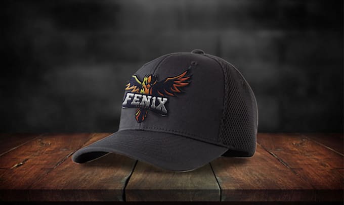 give logo realistic embroidered patch effect