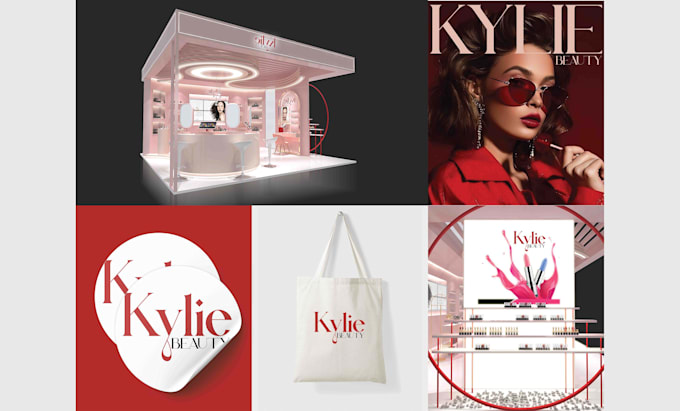 make trade show booth and trade show banner in modern style