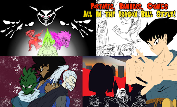 draw and animate dragon ball characters and ocs