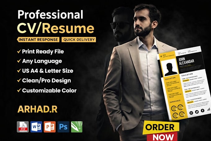 create professional cv design, resume design, expert cv maker