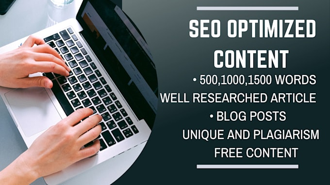 write 1500 words SEO optimized articles and blog posts
