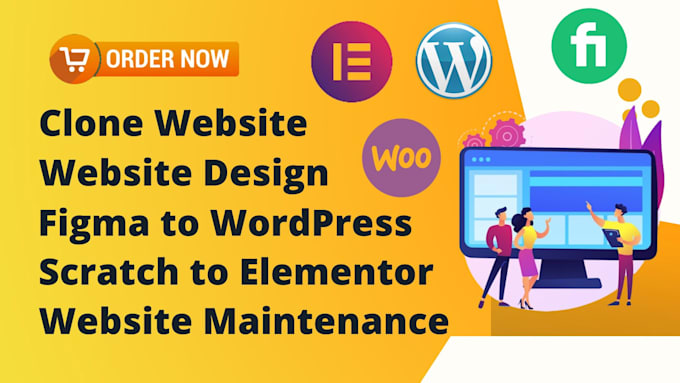 convert figma to elementor, clone website, website maintenance,scratch elementor