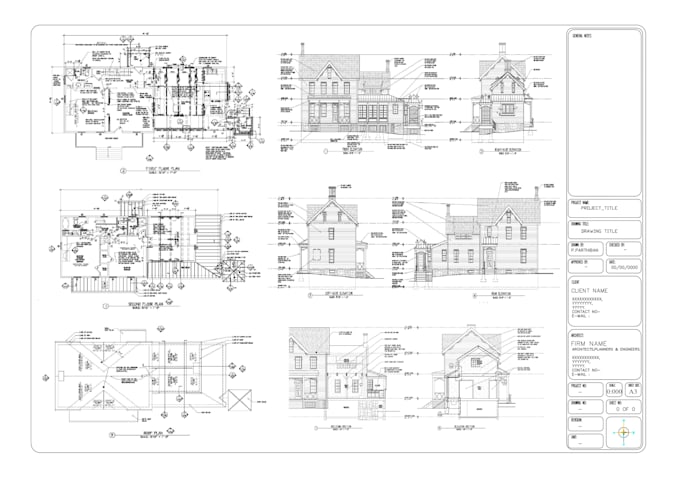 draw architectural floor plan in autocad