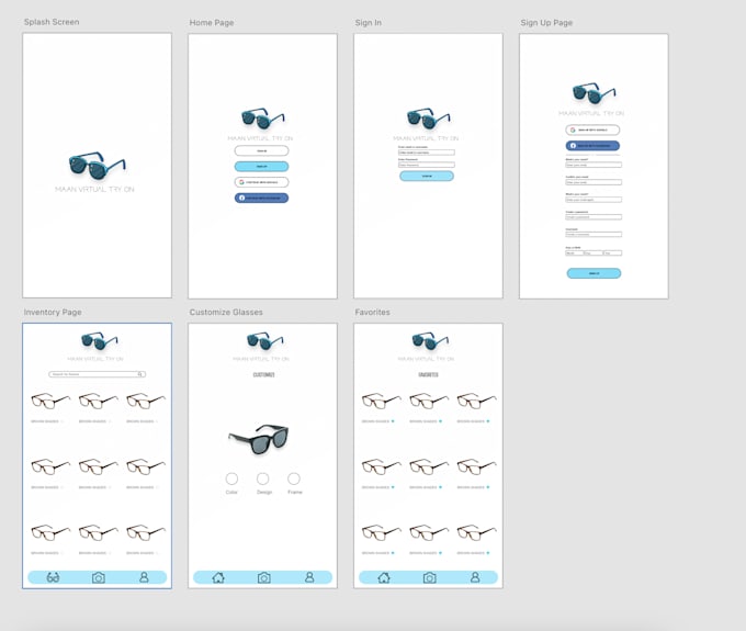 Create user interface design of app as well as complete app by ...