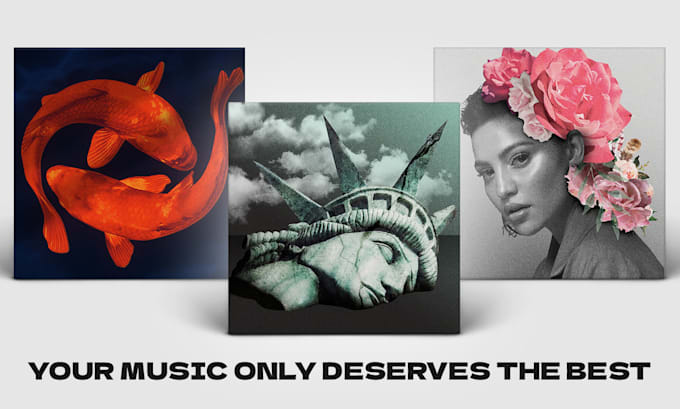 design unique and creative album cover artworks for you