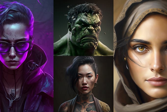 Create concept art and stunning images using midjourney ai by Charafzi ...