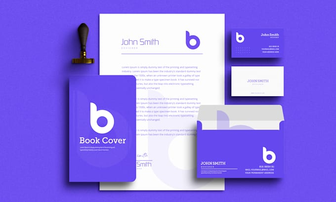 Design trendy minimalist logo with full brand identity and brand style ...