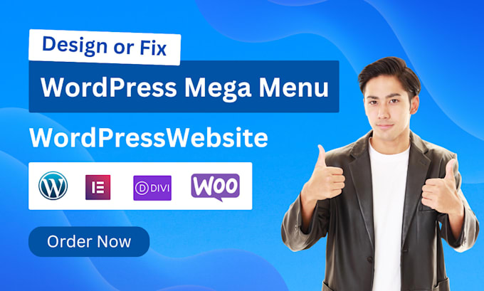 design or fix wordpress mega menu using  max mega menu, jet menu or elementskit