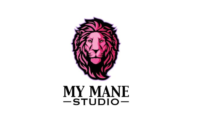 hairstylist needing cool cat lion logo