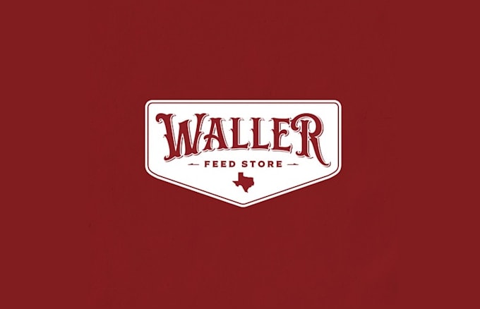 vintage county wild west logo design