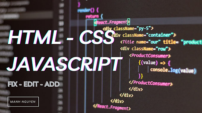 fix or add any HTML, CSS, or js jquery code in 48hrs