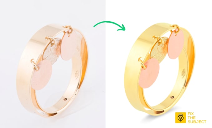 do jewelry photo editing with high end jewelry retouching and color correction