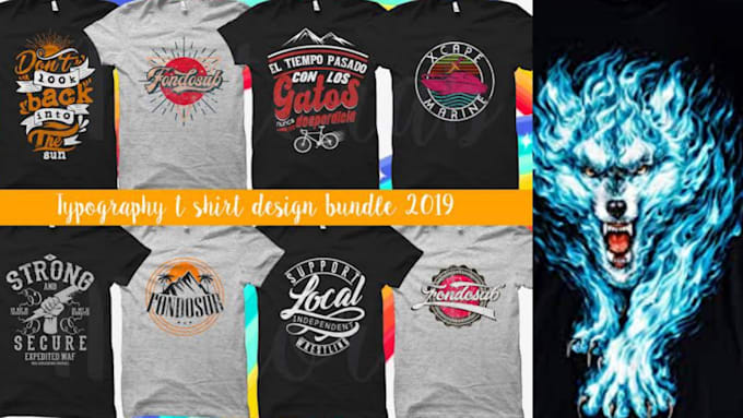 graphic t shirt design, streetwear, anime, typography, bulk
